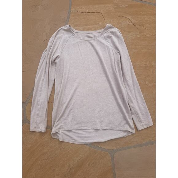 Lululemon Tops - Lululemon Beige Long Sleeve Tunic Top Oversized Relaxed Fit Women's Size M